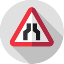 signs,Maps and Flags,warning,road sign,narrow,warning sign,narrow road,lanes